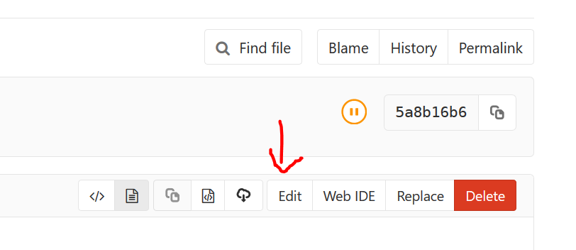 Edit button